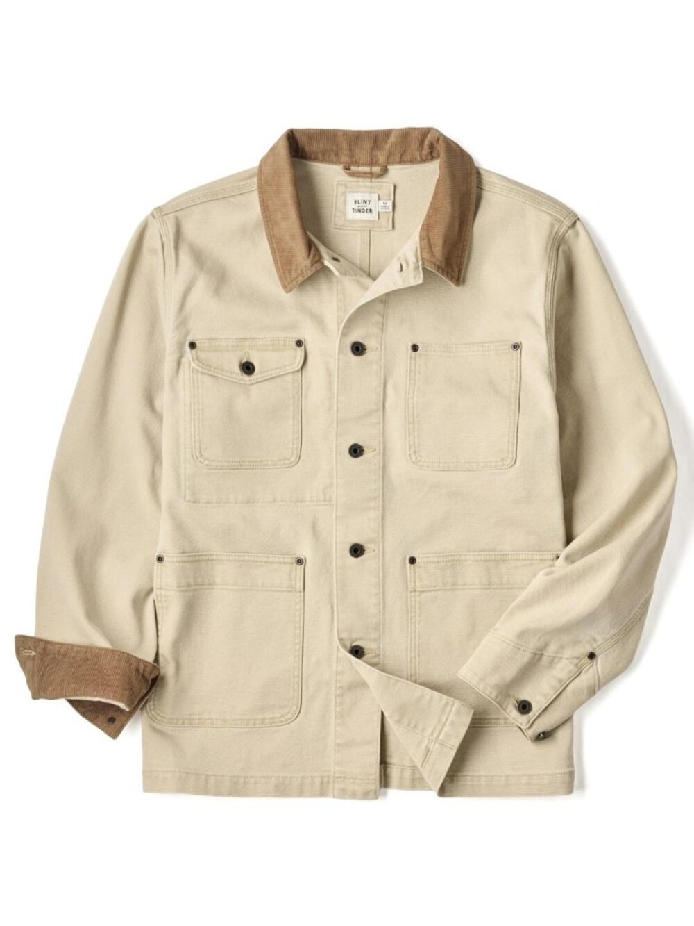 Flint & Tinder Mason Canvas Barn Coat medium New w/tags
